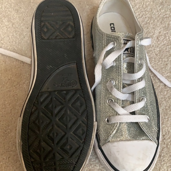 Converse girls silver size 3 - Picture 5 of 11